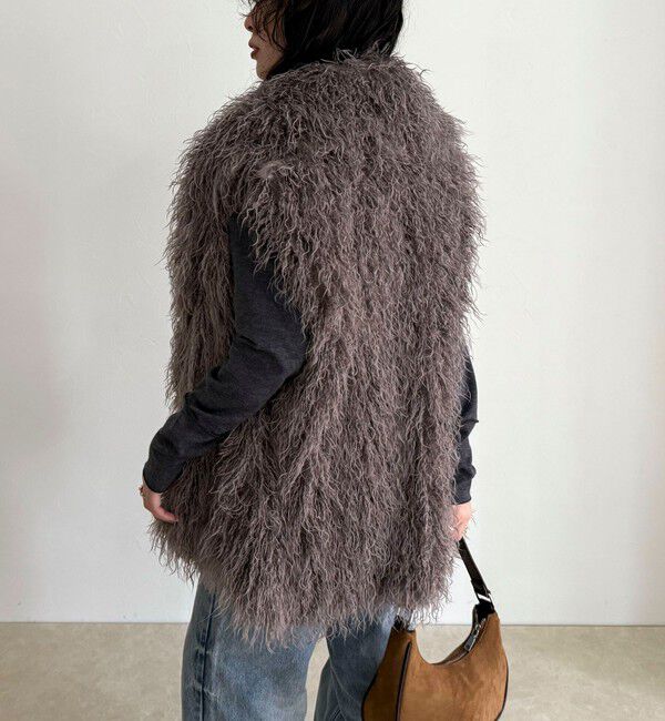 fredy emue「【LANCER CLOTHING CORPORATION】LONG FUR VEST」|ベスト・ジレ|