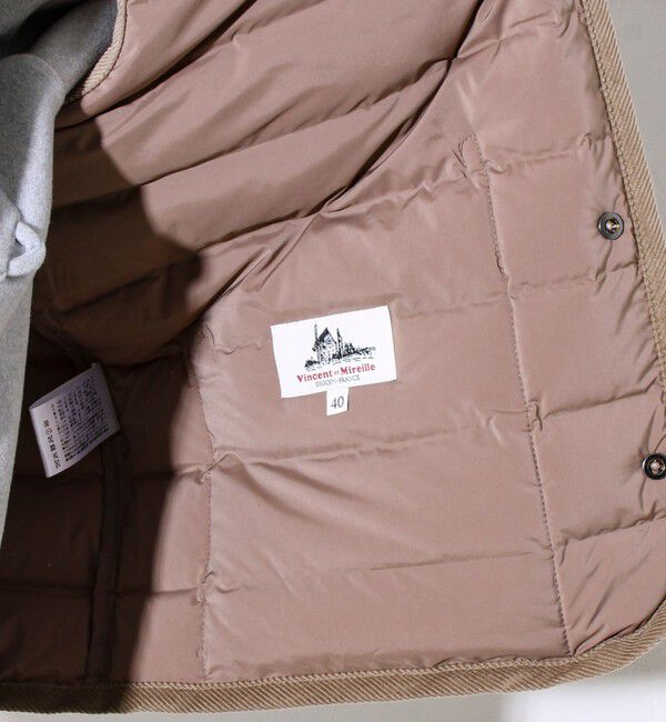 GLOSTER「【Vincent et Mireille】Stitchless down vest」|ダウンベスト・ベスト|