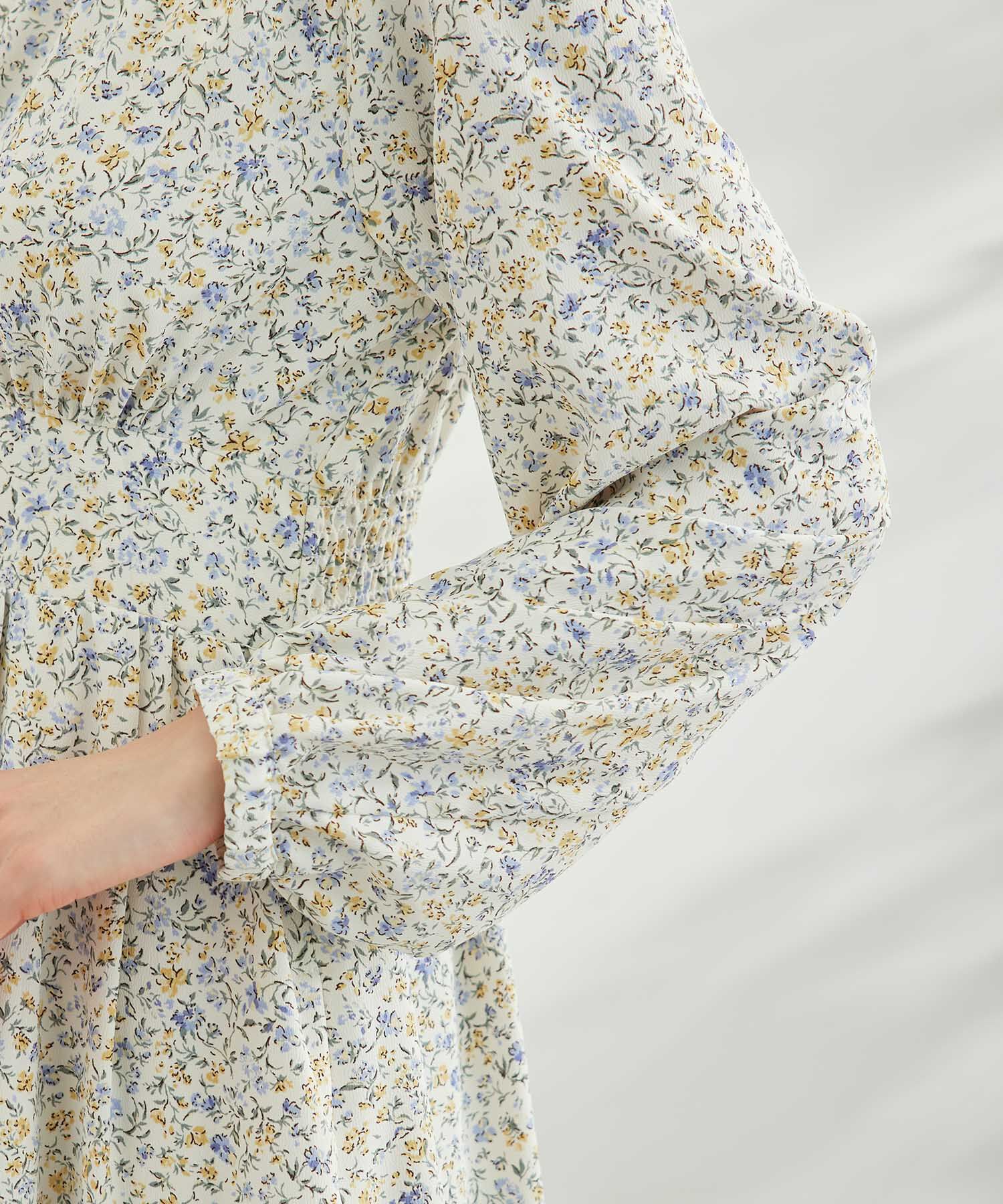 Rope&rsquo;Picnic「小花柄ハイウエストワンピース」|ワンピース|