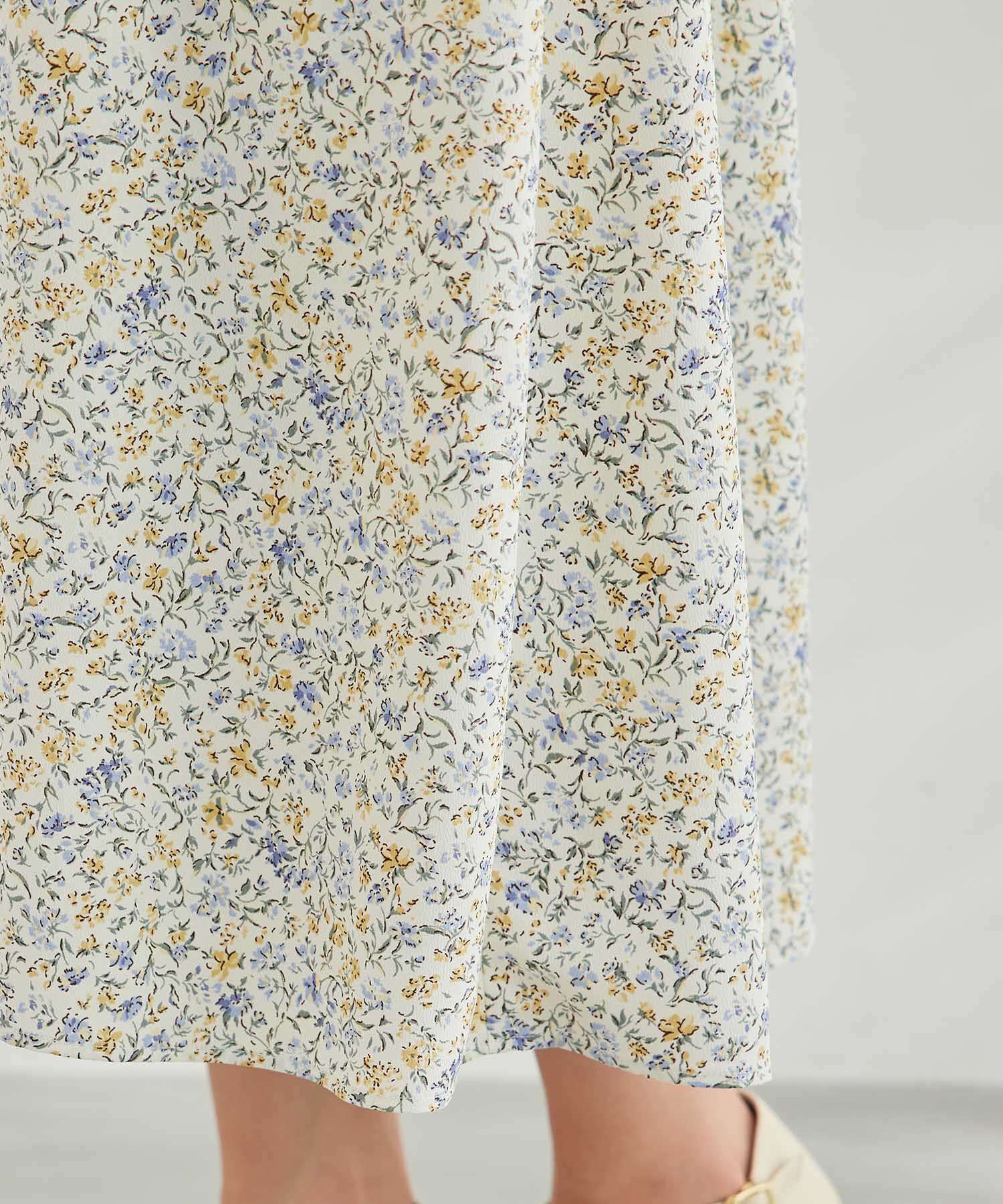 Rope&rsquo;Picnic「小花柄ハイウエストワンピース」|ワンピース|