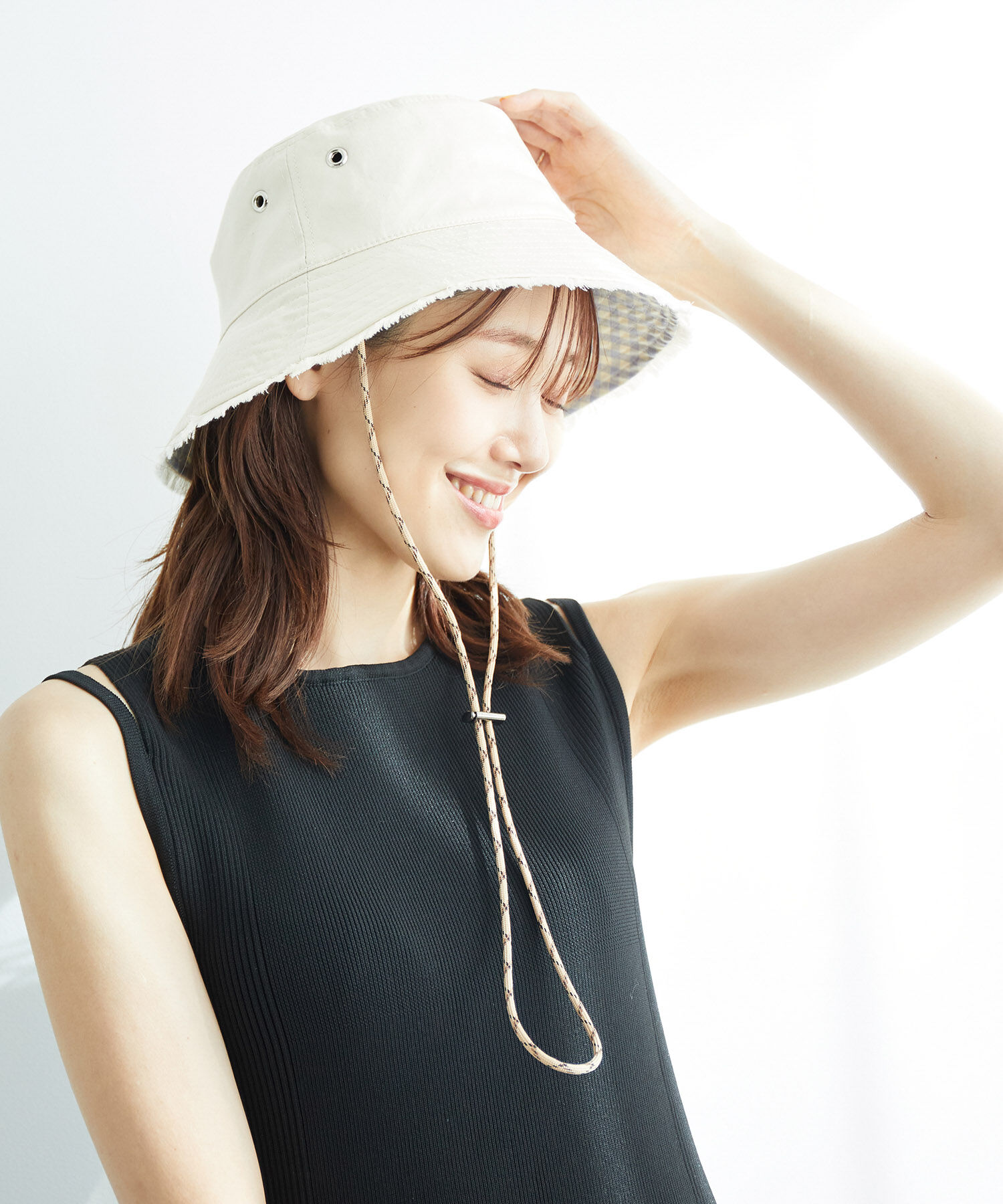 ROPE PICNIC PASSAGE「【Casselini/キャセリーニ別注】リバーシブルハット」|ハット|キナリ(16)