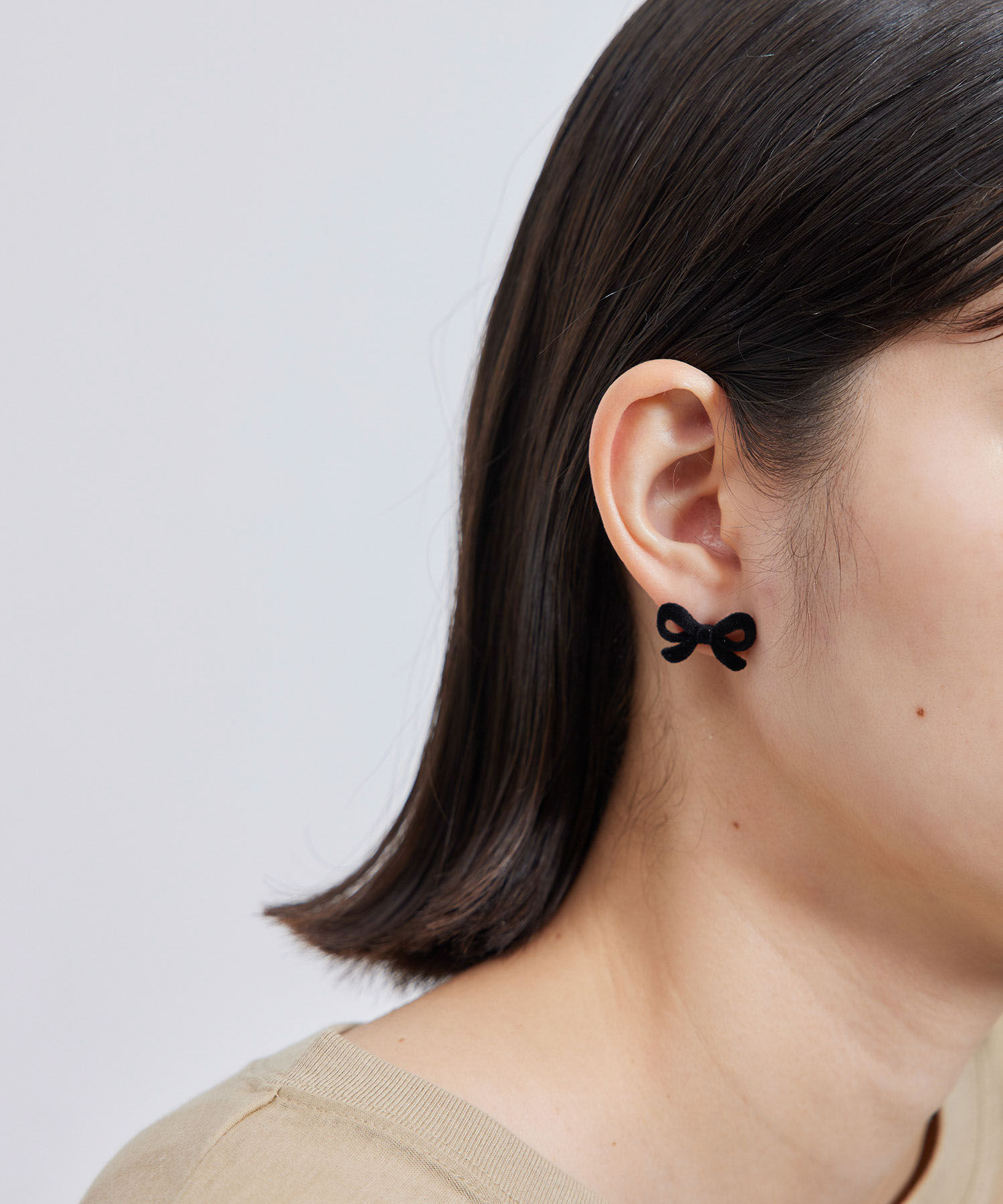 ROPE PICNIC PASSAGE「フロッキーリボンピアス」|ピアス|