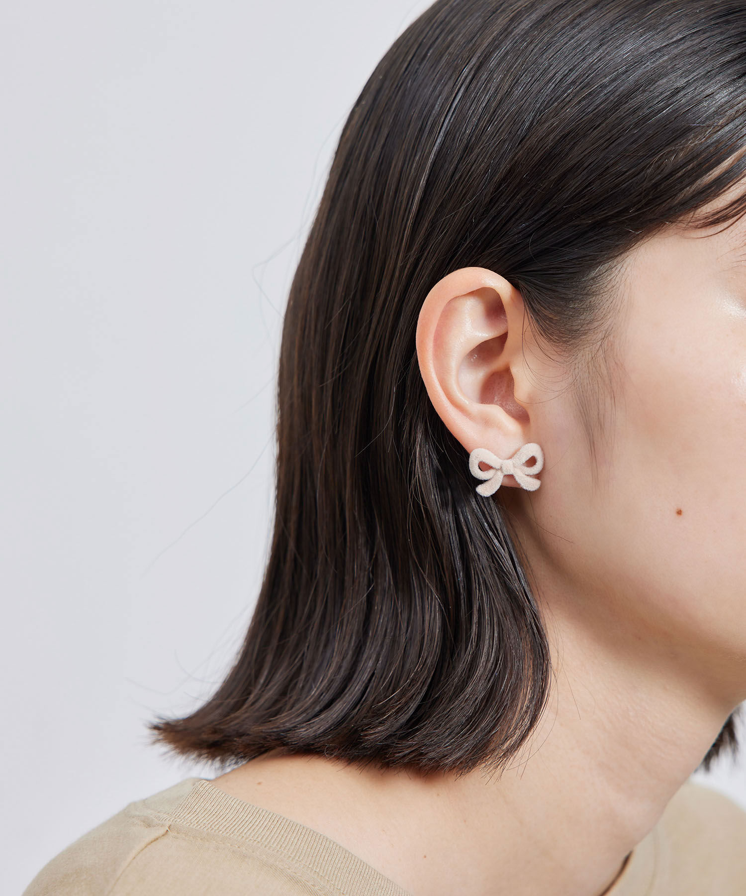 ROPE PICNIC PASSAGE「フロッキーリボンピアス」|ピアス|