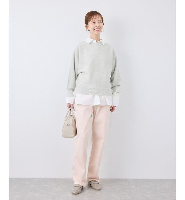 Rope&rsquo;Picnic「【洗濯機OK】ラメ混ドルマンニットプルオーバー」|ニット・セーター|