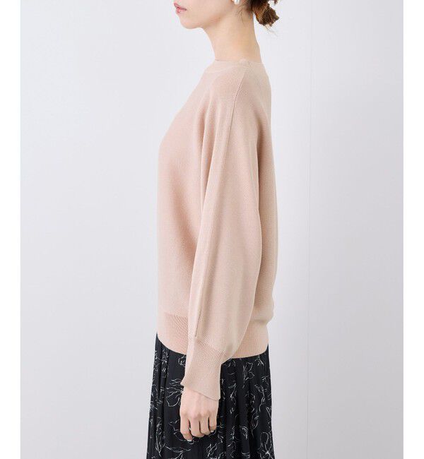 Rope&rsquo;Picnic「【洗濯機OK】ラメ混ドルマンニットプルオーバー」|ニット・セーター|