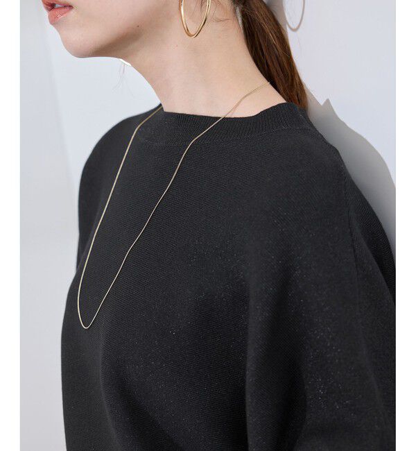 Rope&rsquo;Picnic「【洗濯機OK】ラメ混ドルマンニットプルオーバー」|ニット・セーター|