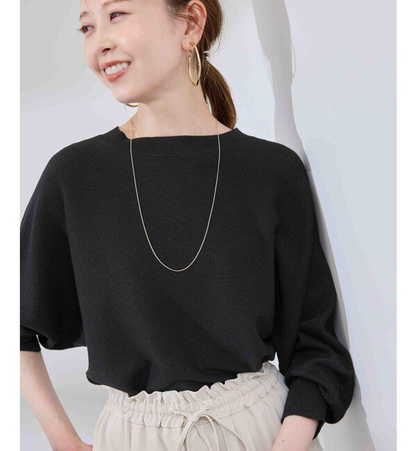 Rope&rsquo;Picnic「【洗濯機OK】ラメ混ドルマンニットプルオーバー」|ニット・セーター|