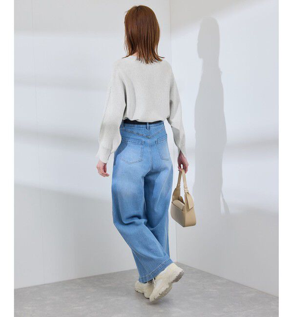 Rope&rsquo;Picnic「【洗濯機OK】ラメ混ドルマンニットプルオーバー」|ニット・セーター|