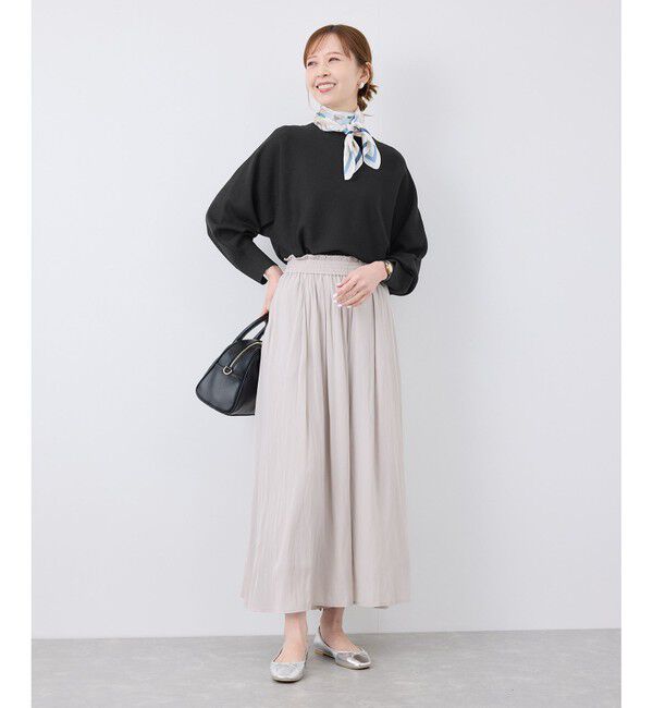 Rope&rsquo;Picnic「【洗濯機OK】ラメ混ドルマンニットプルオーバー」|ニット・セーター|