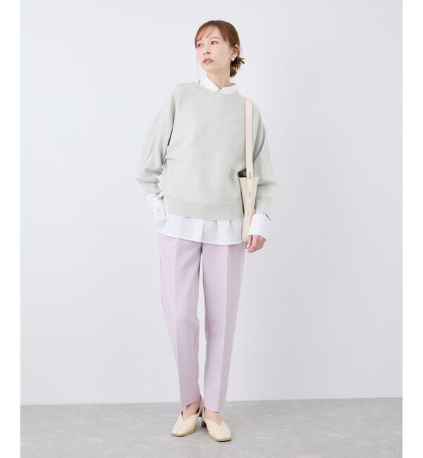 Rope&rsquo;Picnic「【洗濯機OK】ラメ混ドルマンニットプルオーバー」|ニット・セーター|