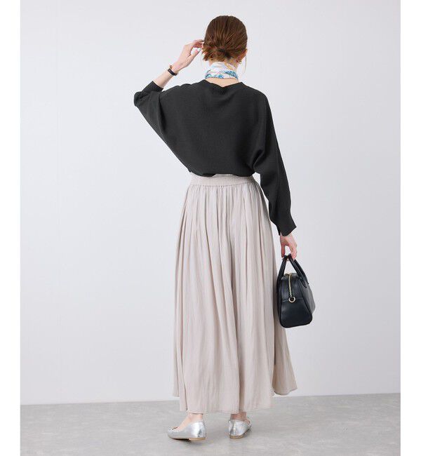 Rope&rsquo;Picnic「【洗濯機OK】ラメ混ドルマンニットプルオーバー」|ニット・セーター|