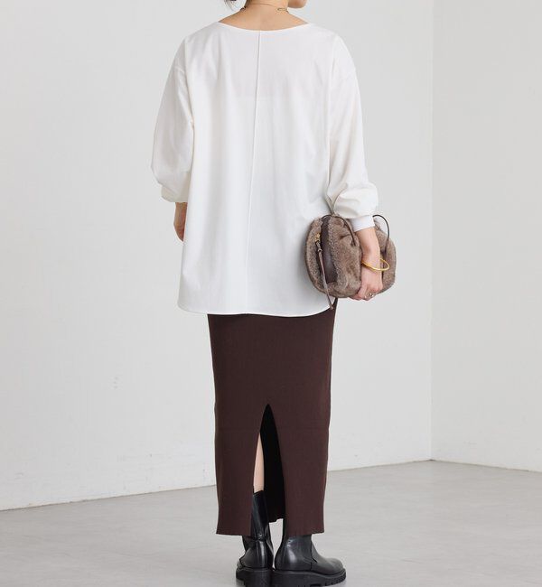  「予約【新色追加/着回し力抜群】キュプラカットプルオーバー」|Tシャツ・カットソー|