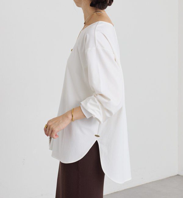  「予約【新色追加/着回し力抜群】キュプラカットプルオーバー」|Tシャツ・カットソー|