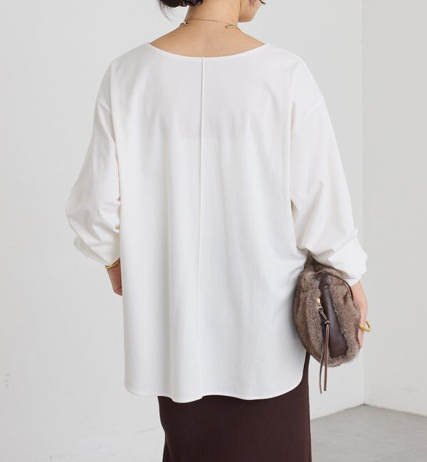  「予約【新色追加/着回し力抜群】キュプラカットプルオーバー」|Tシャツ・カットソー|