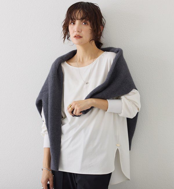  「予約【新色追加/着回し力抜群】キュプラカットプルオーバー」|Tシャツ・カットソー|