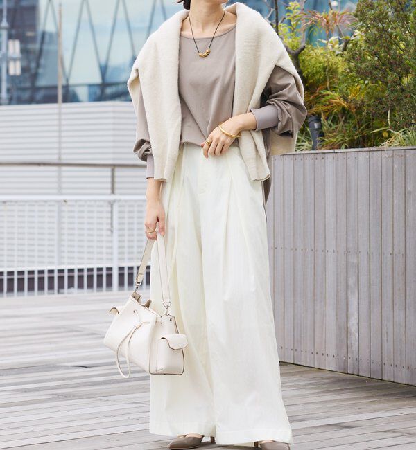  「予約【新色追加/着回し力抜群】キュプラカットプルオーバー」|Tシャツ・カットソー|