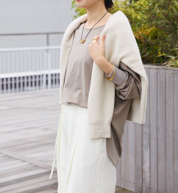  「予約【新色追加/着回し力抜群】キュプラカットプルオーバー」|Tシャツ・カットソー|