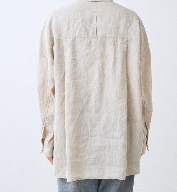  「予約【名品/サイズ展開あり】リネンワイドシャツ」|シャツ・ブラウス|