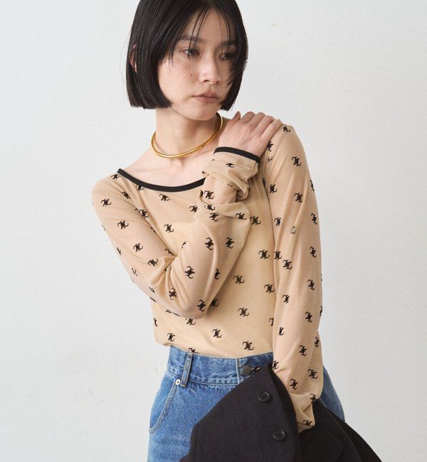  「モノグラムシアープルオーバー」|Tシャツ・カットソー|