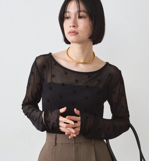  「モノグラムシアープルオーバー」|Tシャツ・カットソー|