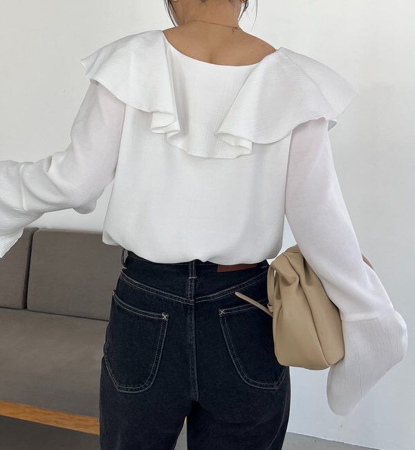  「フリルリボンブラウス」|シャツ・ブラウス|