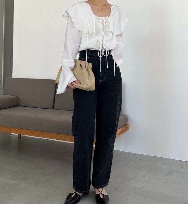  「フリルリボンブラウス」|シャツ・ブラウス|