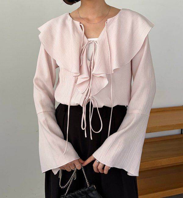  「フリルリボンブラウス」|シャツ・ブラウス|