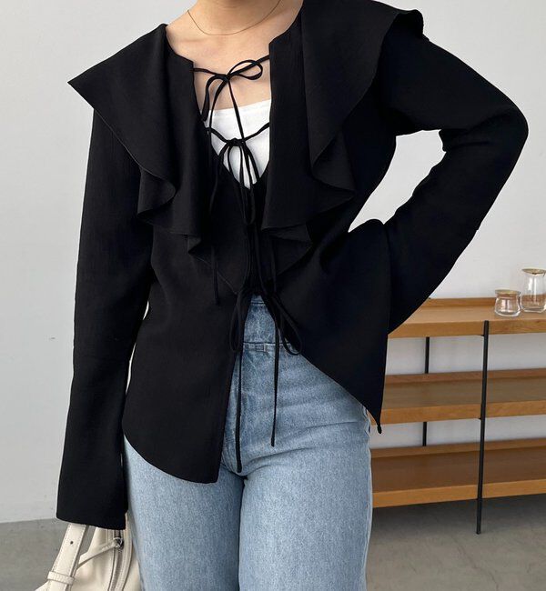  「フリルリボンブラウス」|シャツ・ブラウス|