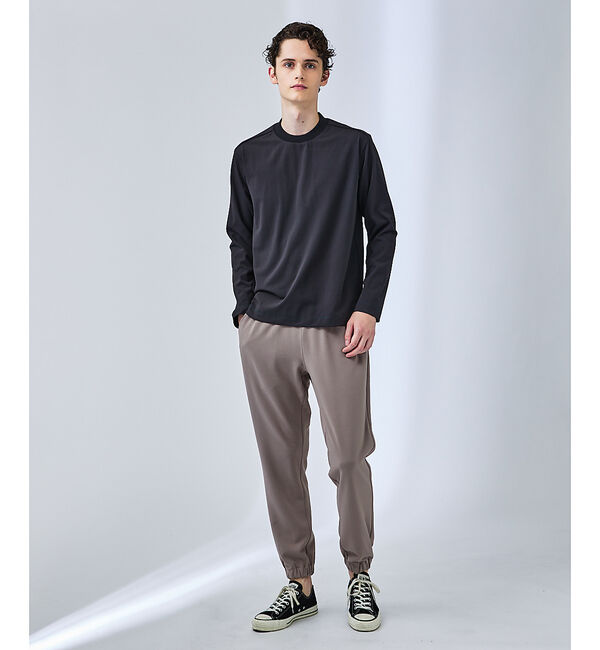 ABAHOUSE「【ハイバックネック】パウダータッチ 長袖Tシャツ」|Tシャツ・カットソー|