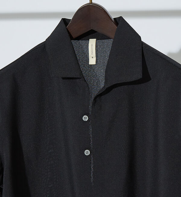 ABAHOUSE「【リネンタッチ】カプリ7分袖シャツ」|シャツ・ブラウス|