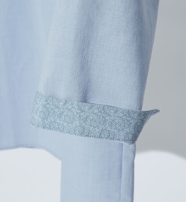 ABAHOUSE「【リネンタッチ】カプリ7分袖シャツ」|シャツ・ブラウス|