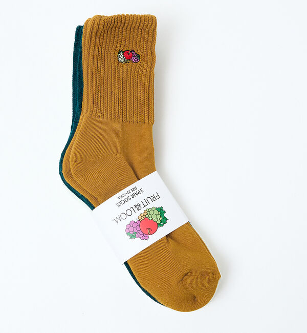 Rouge vif「【FRUIT OF THE LOOM/フルーツ・オブ・ザ・ルーム】【3足セット】」|ソックス|