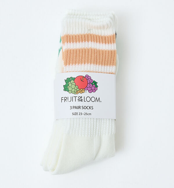 Rouge vif「【FRUIT OF THE LOOM/フルーツ・オブ・ザ・ルーム】【3足セット】」|ソックス|