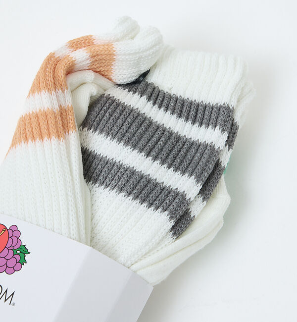 Rouge vif「【FRUIT OF THE LOOM/フルーツ・オブ・ザ・ルーム】【3足セット】」|ソックス|