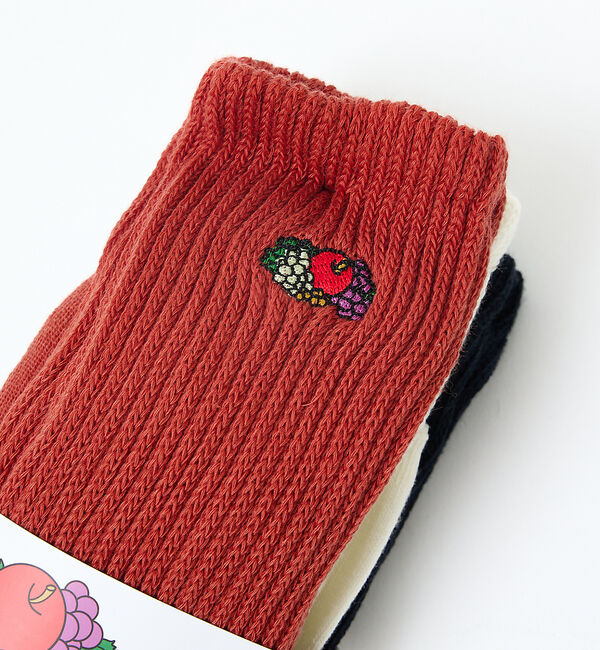 Rouge vif「【FRUIT OF THE LOOM/フルーツ・オブ・ザ・ルーム】【3足セット】」|ソックス|