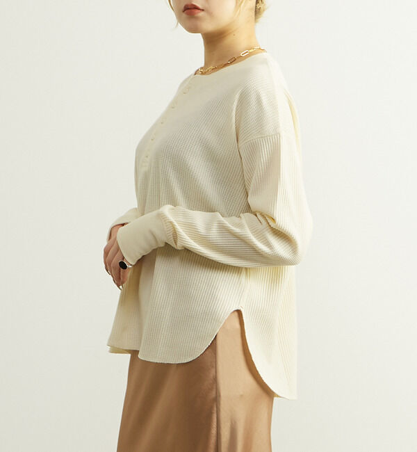 SOFFITTO「ヘンリーネックプルオーバー」|Tシャツ・カットソー|