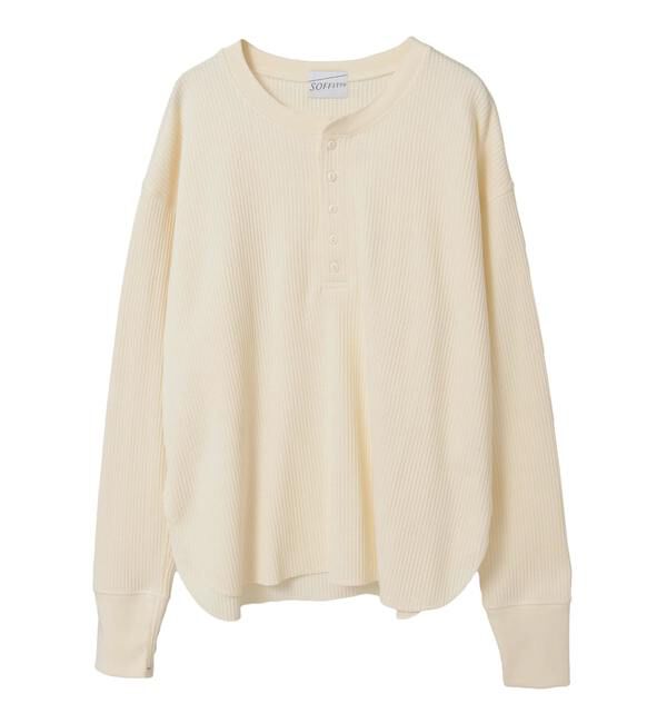 SOFFITTO「ヘンリーネックプルオーバー」|Tシャツ・カットソー|