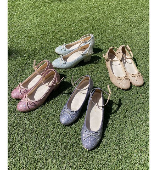 MAJESTICLEGON「ラメリボンパンプス」|パンプス|