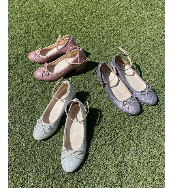 MAJESTICLEGON「ラメリボンパンプス」|パンプス|