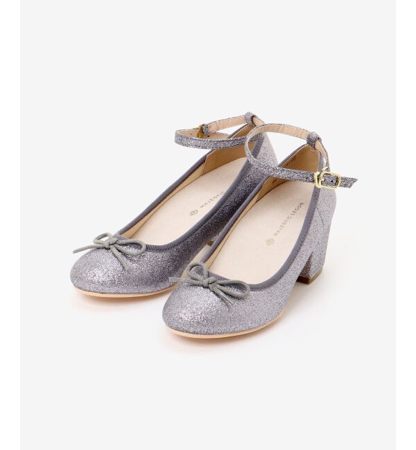 MAJESTICLEGON「ラメリボンパンプス」|パンプス|