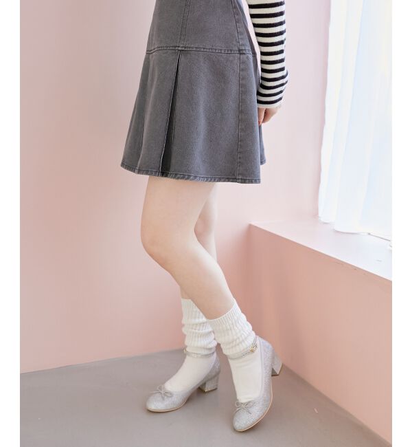 MAJESTICLEGON「ラメリボンパンプス」|パンプス|