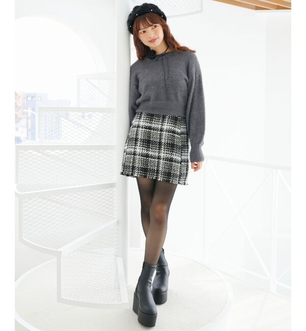 MAJESTICLEGON「厚底ストレッチショートブーツ」|ショートブーツ|