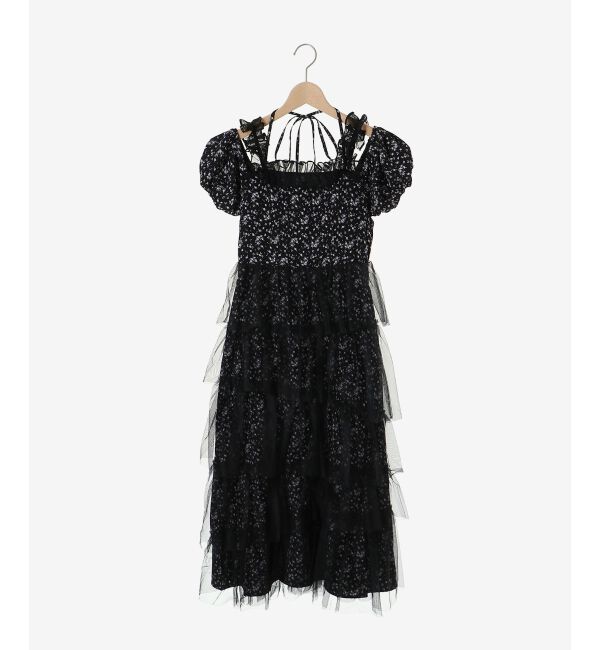  「スイートチュールティアードワンピース」|ワンピース|