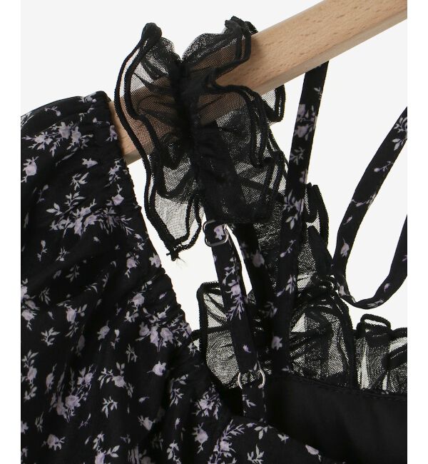  「スイートチュールティアードワンピース」|ワンピース|