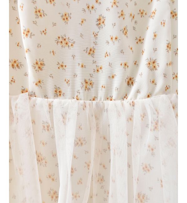  「スイートチュールティアードワンピース」|ワンピース|