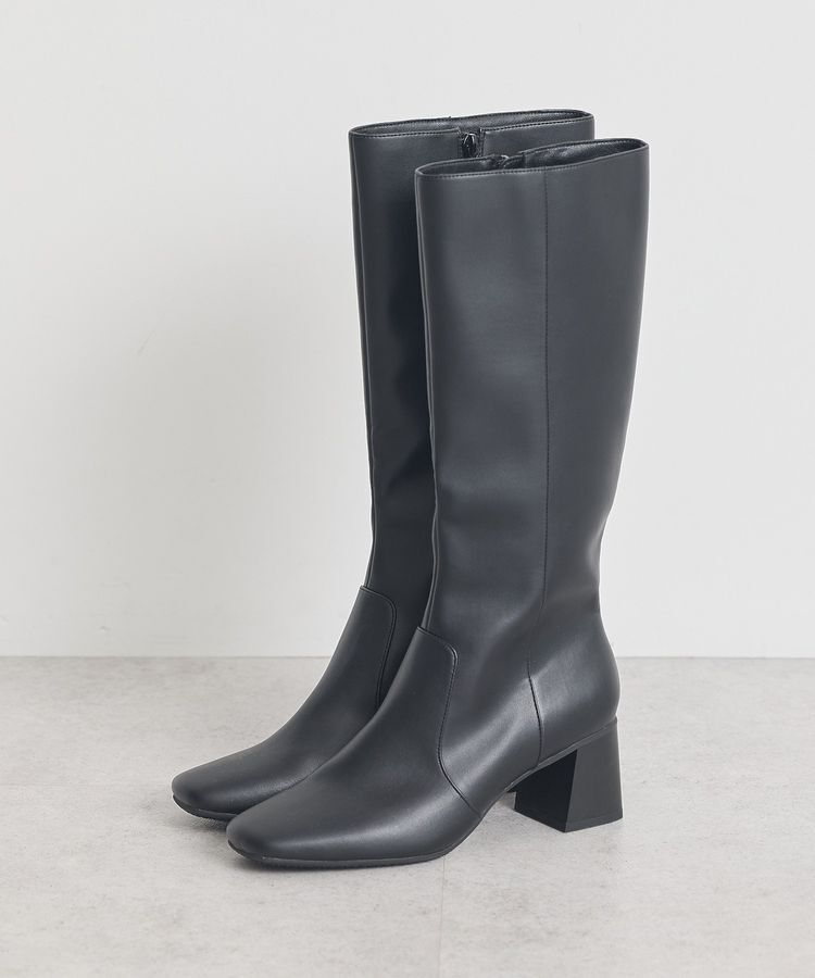 earth music&ecology「ORiental TRaffic ロングブーツ」|ロングブーツ|Black