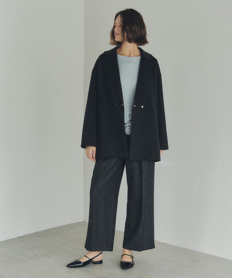 YECCA VECCA「レースヘムニット」|ニット・セーター|