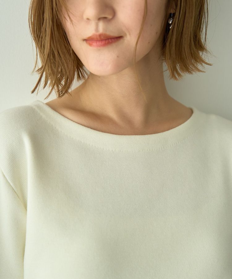 YECCA VECCA「レースヘムニット」|ニット・セーター|