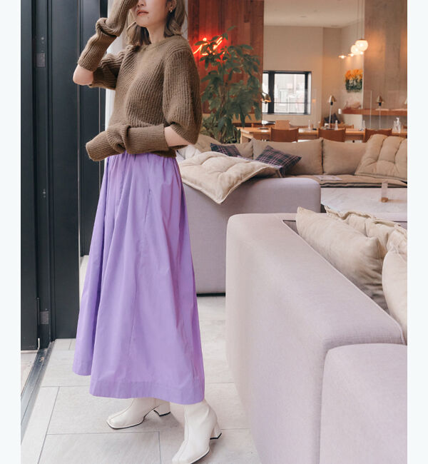 titivate「アームウォーマー付パフスリーブニット」|ニット・セーター|