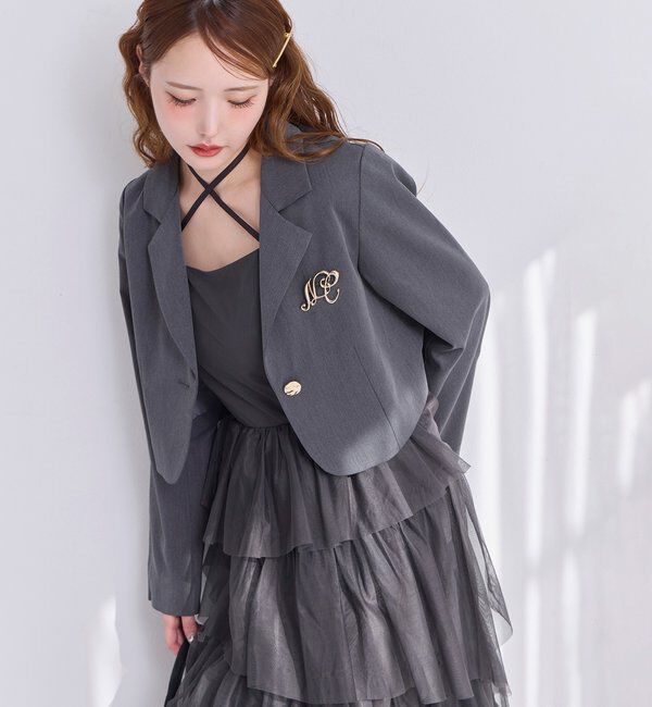  「【WEB限定リバイバル】ティアードチュールワンピース」|ワンピース|